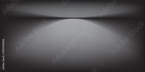 Abstract gradient podium background. Empty gray 3D studio background. Clean scene for product presentation mockup template. eps 10