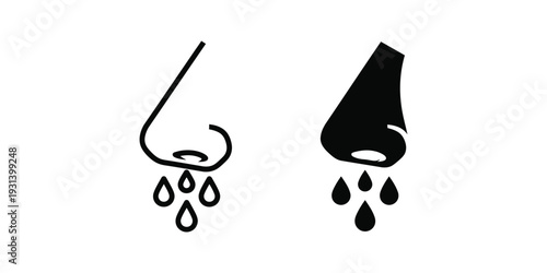 Nose Droplets Medical Icon Medical Aid