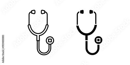 Stethoscope Icon Health Care Medical Symbol