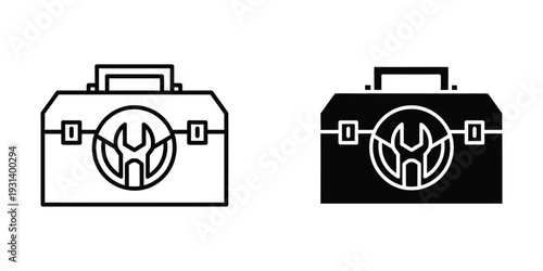 Toolbox Wrench Service Icon Commercial