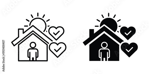 Home Family Love Safety Icon