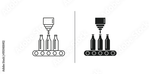Bottles Conveyor Production Line Machine Automation