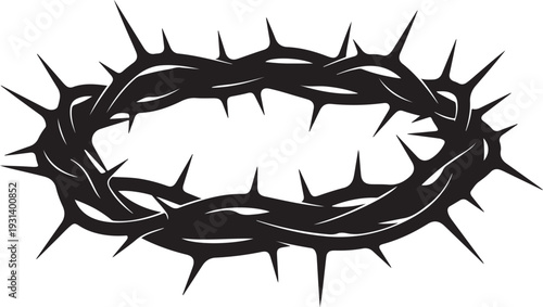 Crown of Thorns Symbolizing Sacrifice and Divine Love Forever