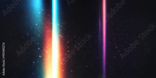 Light Trails: Capture the ethereal beauty of vibrant light trails streaking across a dark backdrop. The image is a visual symphony of colors and motion, perfect for artistic expression.