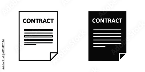 Contract Document Agreement Legal Paperwork