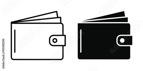 Wallet Money Cash Finance Icon Symbol Commercial