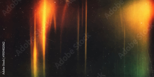 Celestial Abstract: Captivating light streaks dance across a dark canvas, creating a mesmerizing visual symphony of warmth and energy.