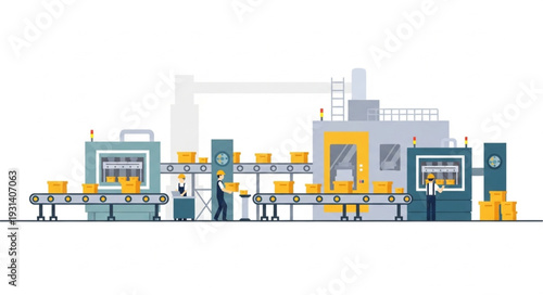 Industrial Manufacturing Production Line Equipment.