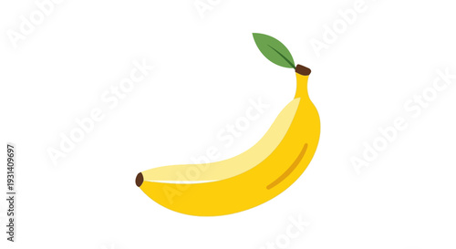 Yellow Ripe Banana Fruit.