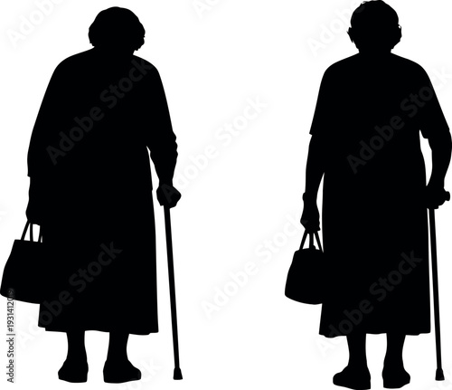 Elderly women prioritizing health and wellness in daily life