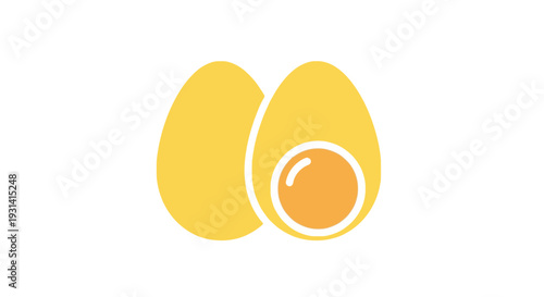 Avocado Fruit Cut Open.