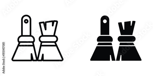 Paint Brush Icon Vector Art Service