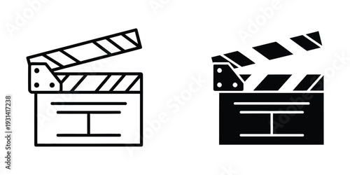 Clapperboard Film Production Entertainment Symbol