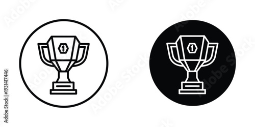 Trophy First Place Icon Award Victory
