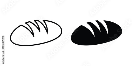 Bread Loaf Icon Graphics Commercial