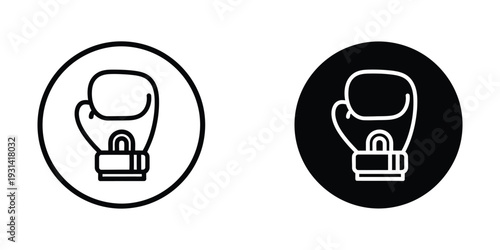 Boxing Gloves Icon Combat Symbol