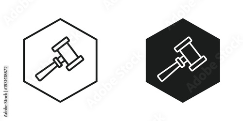 Gavel Justice Symbol Commercial Vector