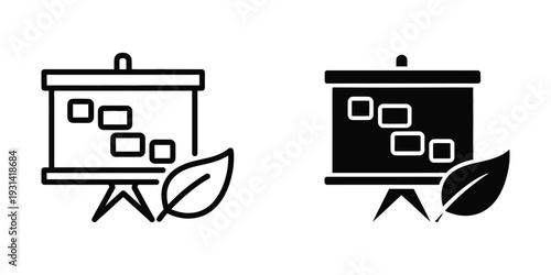 Presentation Board Leaf Strategy Growth Marketing