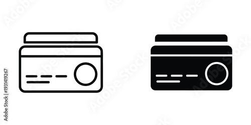 Credit Card Icon Payment Financial Service