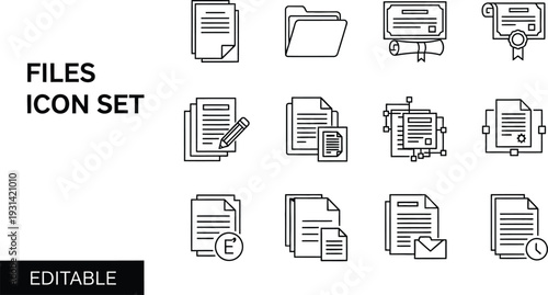 set of icons for web design