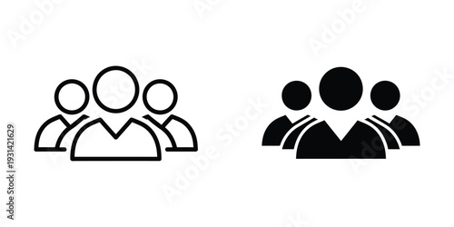 Group People Icon Business Team Symbol