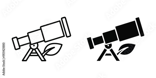 Telescope Search Exploration Business Concept