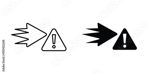 Hazard Warning Symbol Collision Vector Alert