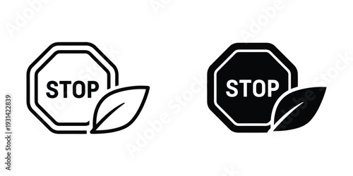Stop Sign Eco Concept Commercial