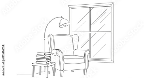 Man Sitting in Office Chair.