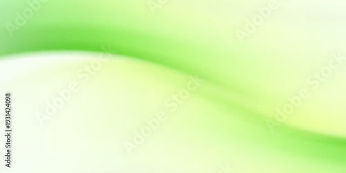 Light Eco Green Abstract Wave Background with Fresh Gradient Flow