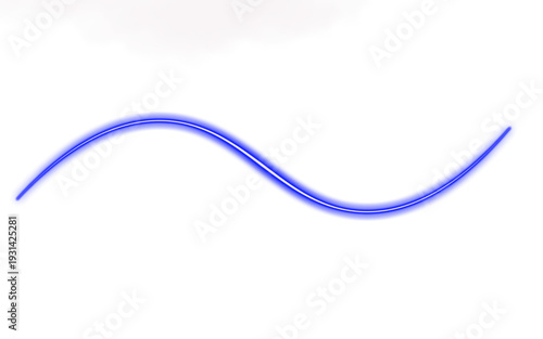 This image showcases a luminous, blue sine wave against a plain white backdrop. The waveâ€™s smooth curve represents oscillation and energy flow. high-quality professional detailed
