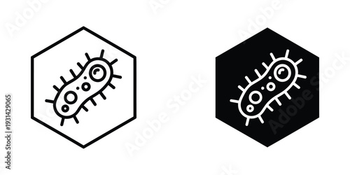 Bacteria Microbe Icon Health Science