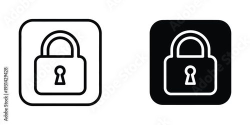 Lock Icon Security Protection Commercial