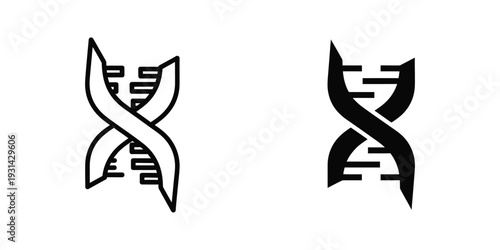 DNA Helix Science Icon Biology Genetics Health