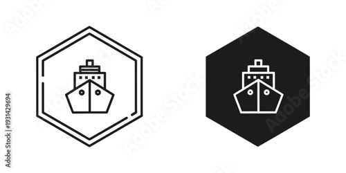 Ship Emblem Nautical Transportation Commerce