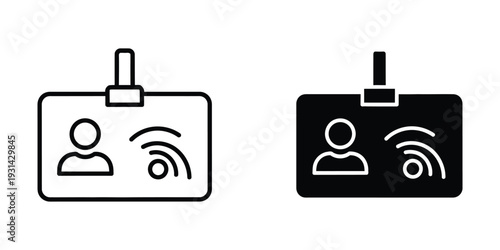 Identification Badge Wifi Access Card Commercial