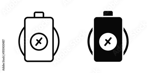 Battery Low Error Icon Warning