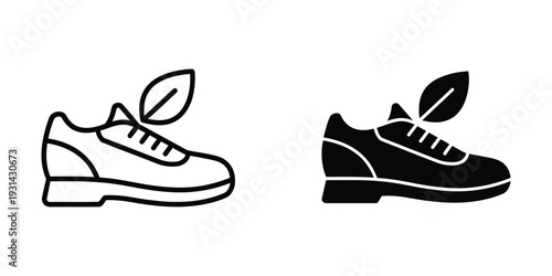 Eco Shoe Sustainability Symbol Commercial Asset