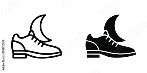 Shoe Banana Peel Symbol Commercial Icons