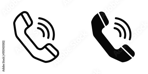Phone Call Signal Vector Communication Concept