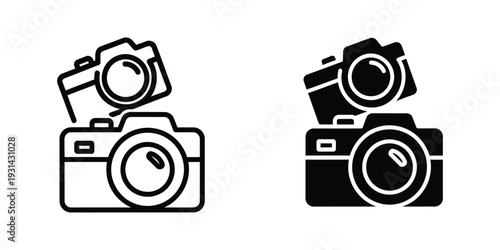 Camera Icons Vector Graphics Visual Media
