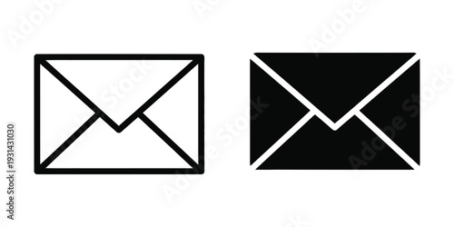 Envelope Icons Communication Symbol Business