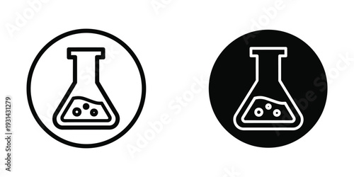 Laboratory Flask Icon Science Research