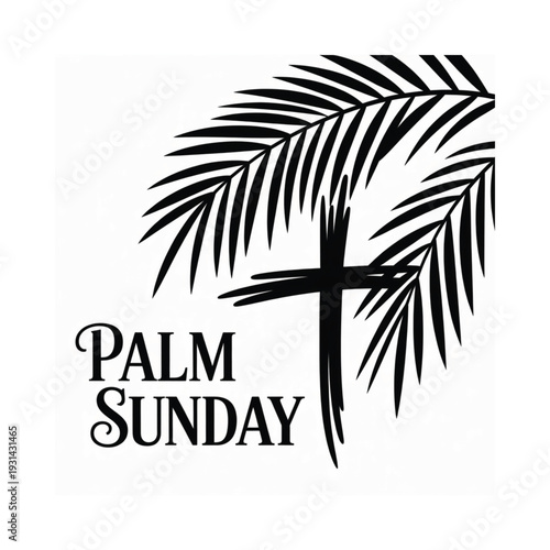 Black and white graphic displaying three crosses and holy saturday