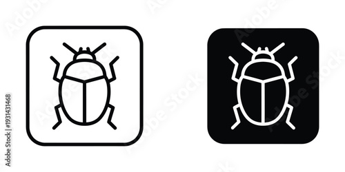 Bug Icon Software Error Alert