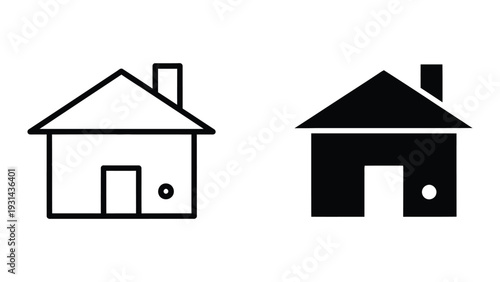 House Icon Graphic Design Symbol
