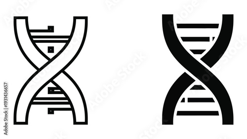 DNA Helix Science Symbol Commercial