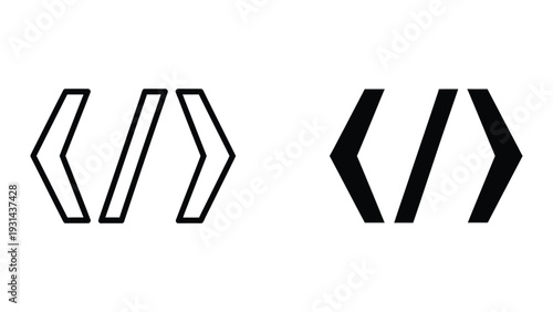 Code Symbol Programming Technology Icon