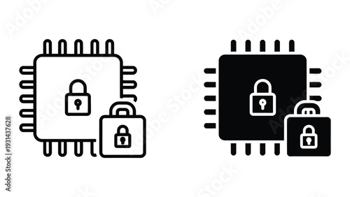 Chip Lock Security Data Protection Technology