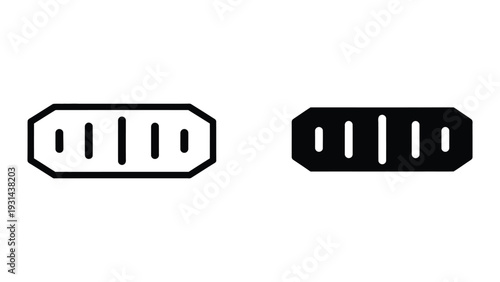 Connector Icon Technology Digital Data Symbol